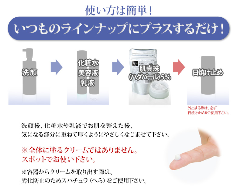いつものラインナップにプラスするだけ